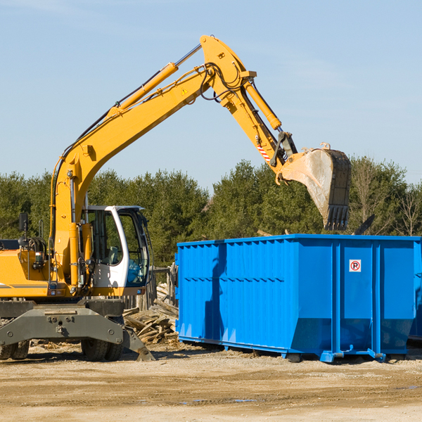 can i rent a residential dumpster for a construction project in Van Buren County AR